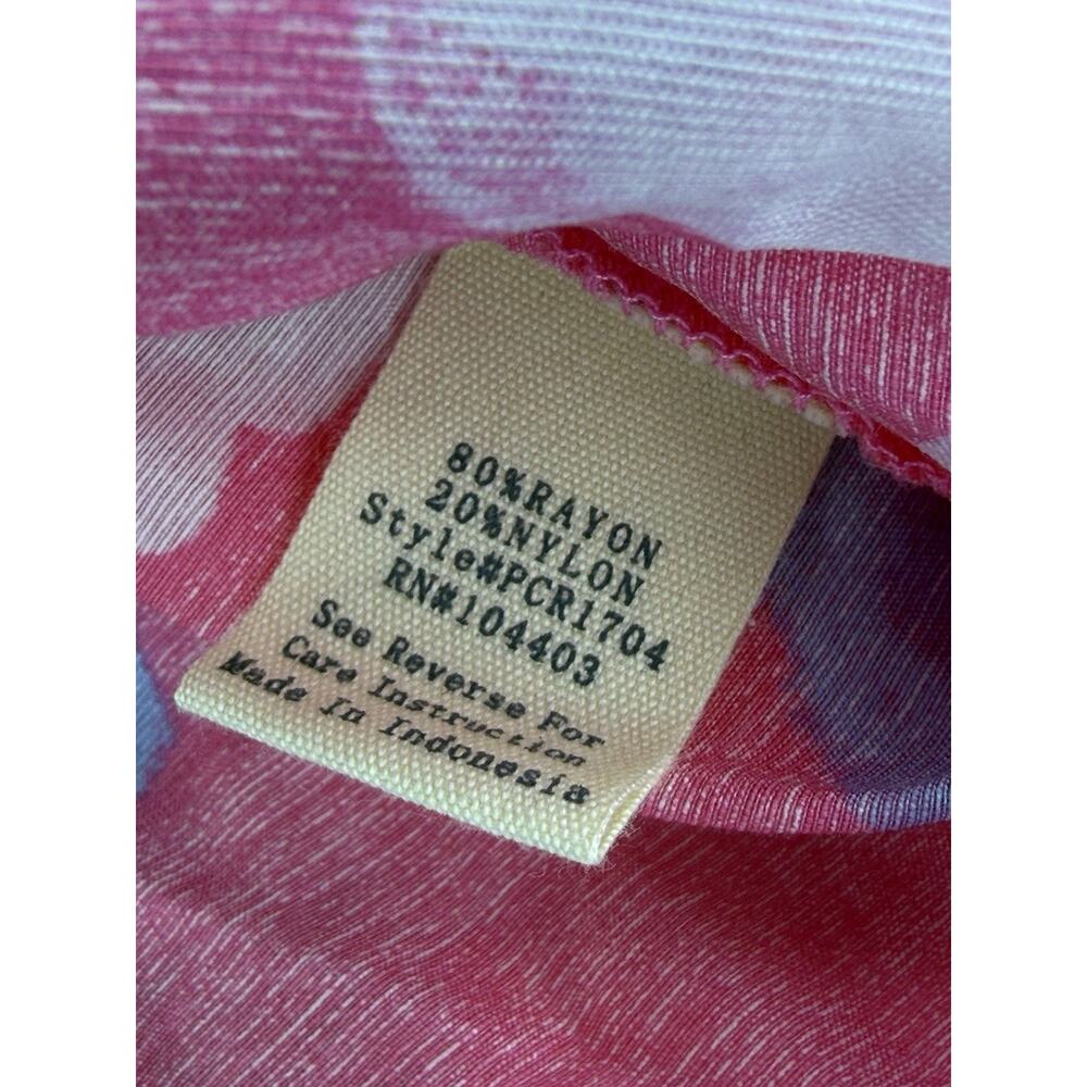 Perch By Blu Pepper Pink Shirt Top Blouse Women's 1XL Colorful - Picture 4 of 7